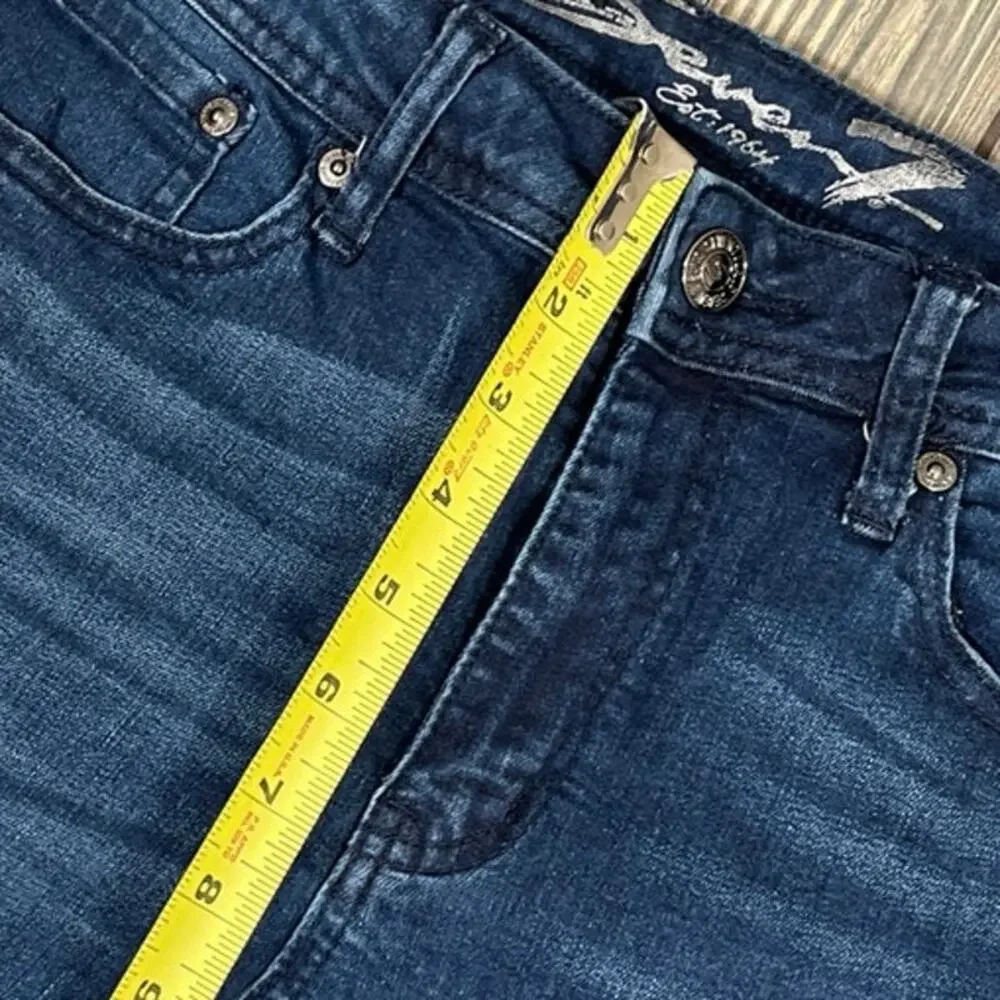 Seven7 Jeans‎ High Rise Ankle Skinny MY1450 Women Sz 8 Cropped Dark Wash